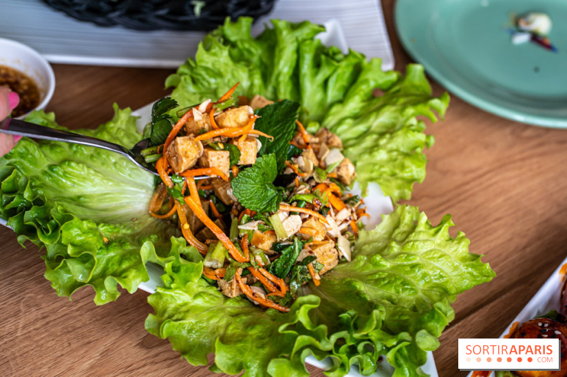 Buja restaurant végétarien thaï et Viet Paris 13e - photos - larb tofu