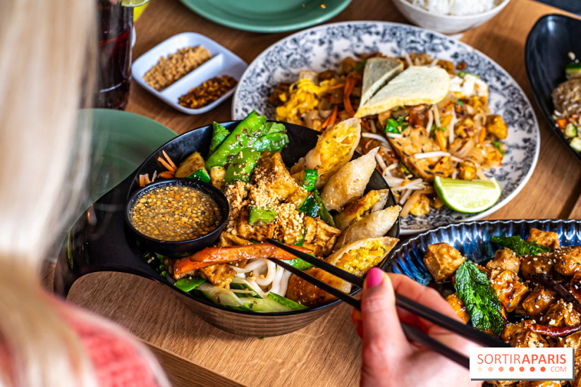 Buja restaurant végétarien thaï et Viet Paris 13e - photos - bo bun coco