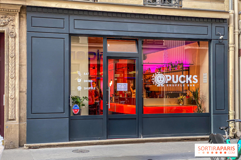 Pucks, l'enseigne de shuffleboard à Poissonnière - IMG 4422