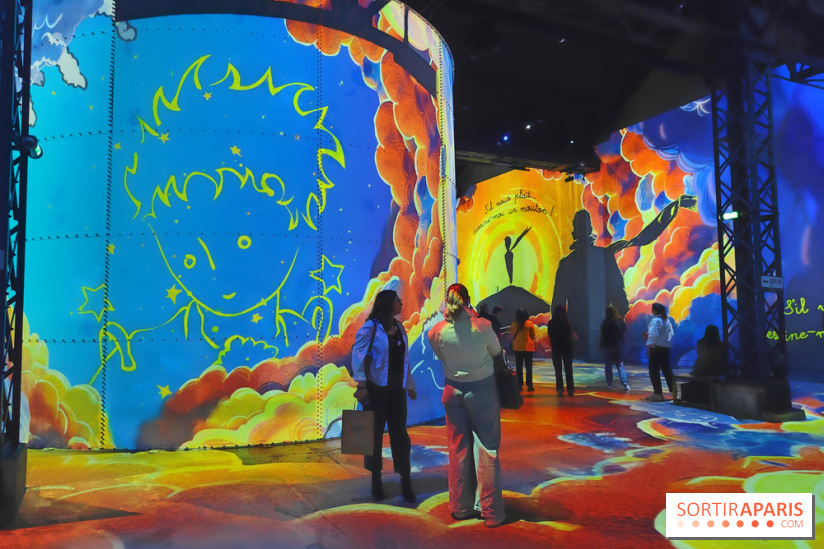 Le Petit Prince, l'odyssée immersive : un voyage poétique et coloré à vivre à l'Atelier des Lumières - fotor 1744363845504
