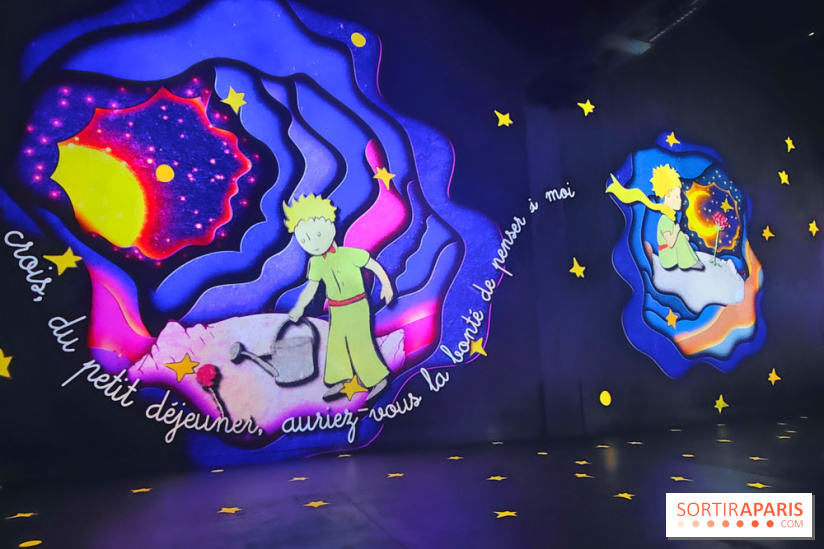 Le Petit Prince, l'odyssée immersive : un voyage poétique et coloré à vivre à l'Atelier des Lumières - fotor 1744364081007