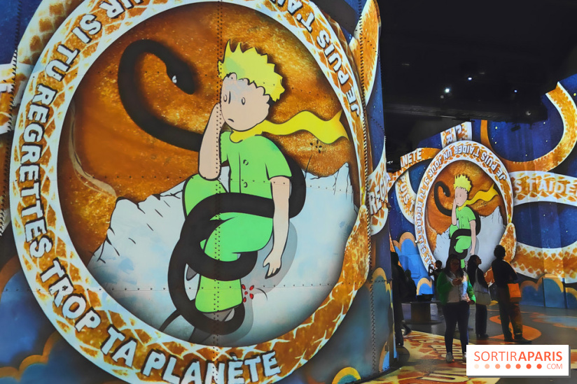 Le Petit Prince, l'odyssée immersive : un voyage poétique et coloré à vivre à l'Atelier des Lumières - fotor 1744364255494