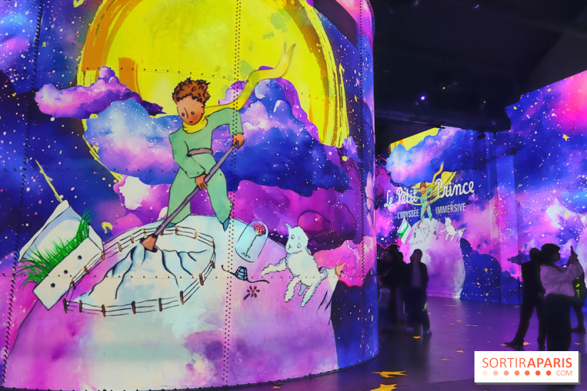Le Petit Prince, l'odyssée immersive : un voyage poétique et coloré à vivre à l'Atelier des Lumières - fotor 1744364484943