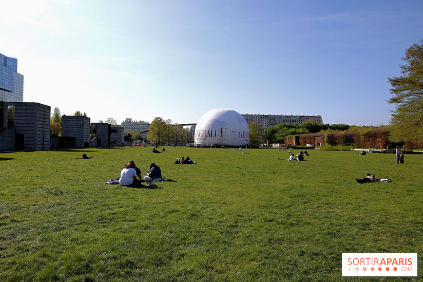 Ballon de Paris au parc André-Citroën : nos photos du gonflement - Ballon de Paris Generali 1