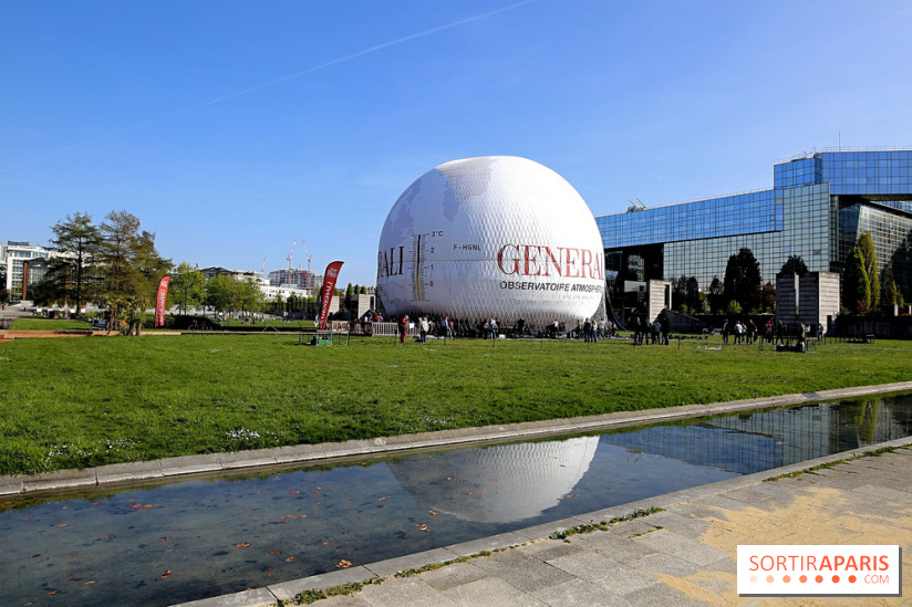 Ballon de Paris au parc André-Citroën : nos photos du gonflement - Ballon de Paris Generali 2