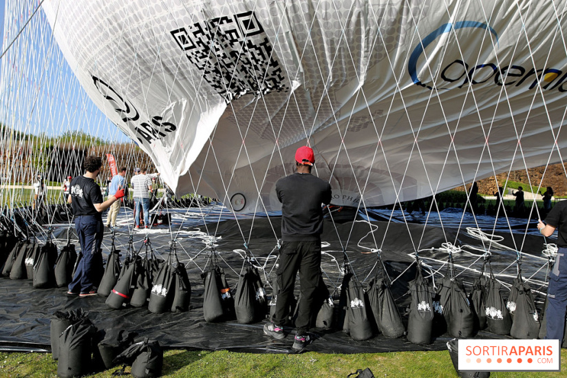 Ballon de Paris au parc André-Citroën : nos photos du gonflement - Ballon de Paris Generali 6