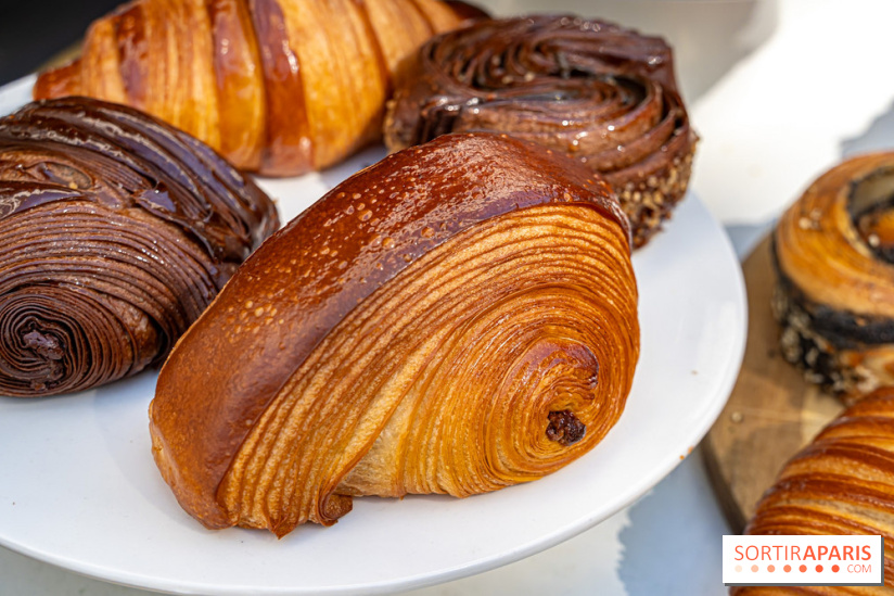 La boulangerie de Christophe Louie lance les nouvelle viennoiseries folles d'Anthony Nguyen - pain au chocolat