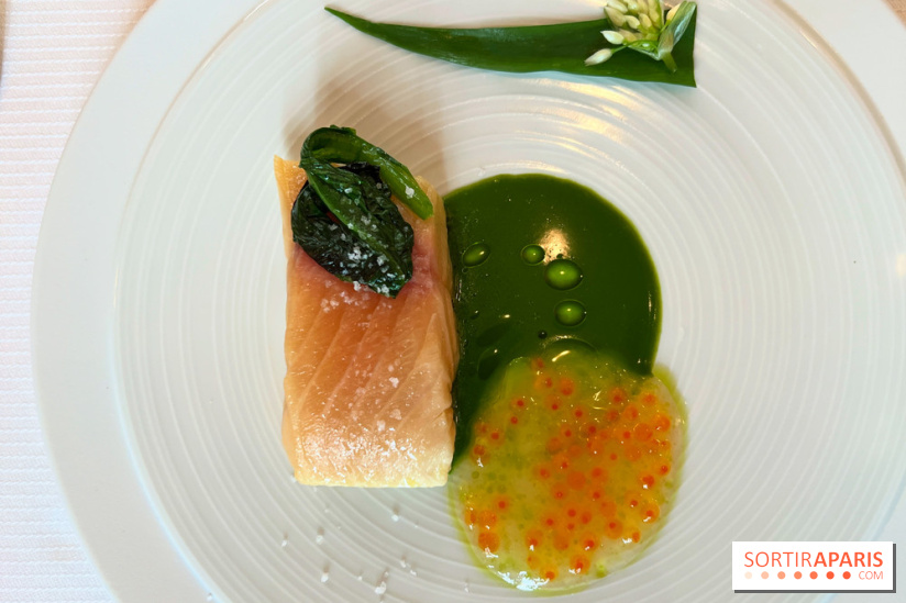 Le Pergolèse - Omble chevalier, ail des ours