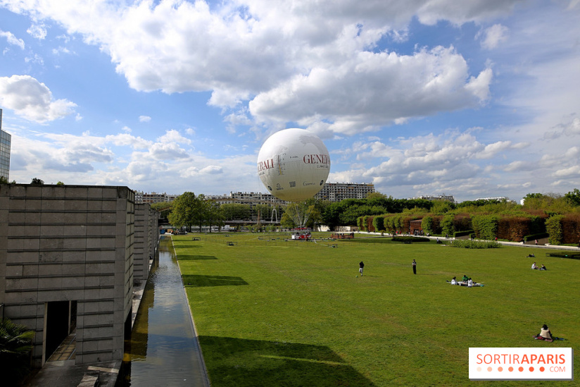 Ballon de Paris au parc André-Citroën : nos photos du vol à bord de l'aéronef - Vol Ballon Generali 