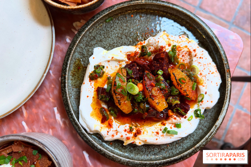 Mazmez - Labné betteraves et agrumes rôtis