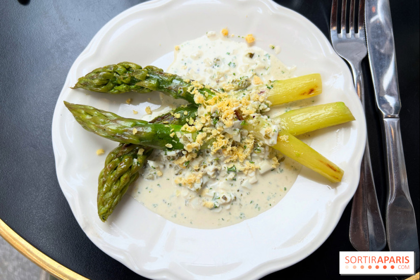 Le Cochon à l'Oreille - Asperges, sauce mimosa