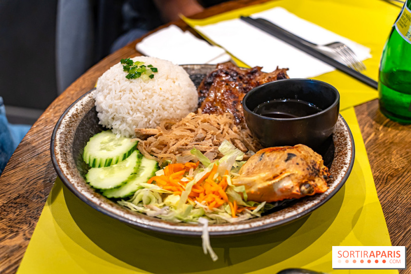 Comme au Vietnam, restaurant vietnamien Paris 13e - cơm thịt nướng chả cua bì