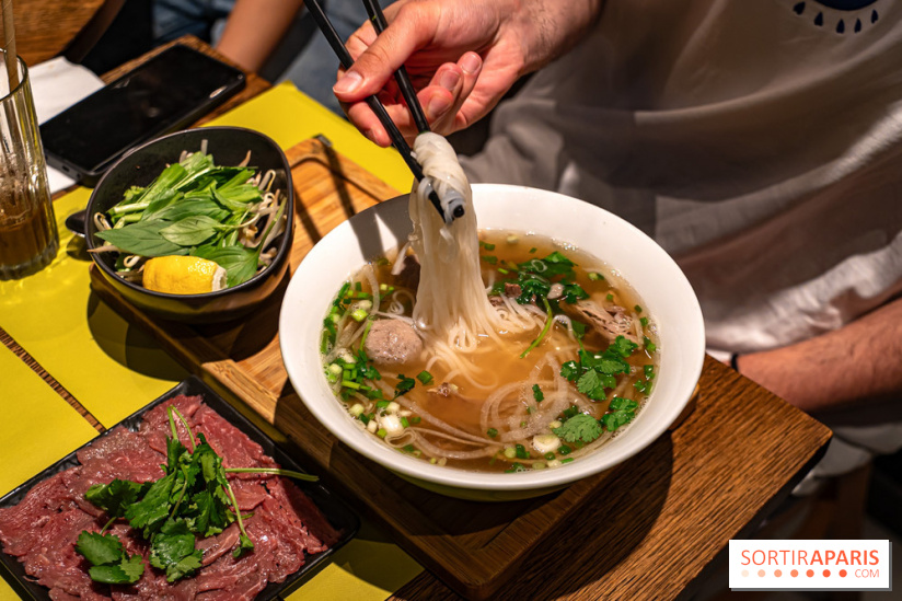 Comme au Vietnam, restaurant vietnamien Paris 13e - pho bo black Angus