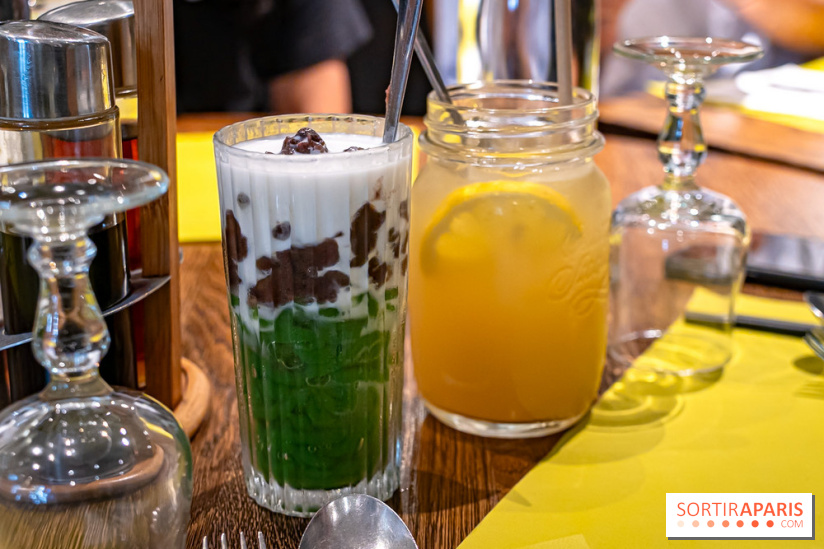 Comme au Vietnam, restaurant vietnamien Paris 13e - dessert 3 couleurs 