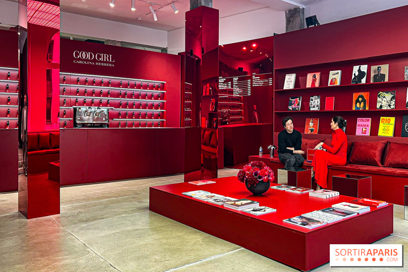 Good Girl Coffee Shop : le café-pop up experientiel du nouveau parfum de Carolina Herrera, à Paris