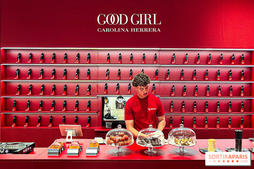 Good Girl Coffee Shop : le café-pop up experientiel du nouveau parfum de Carolina Herrera, à Paris