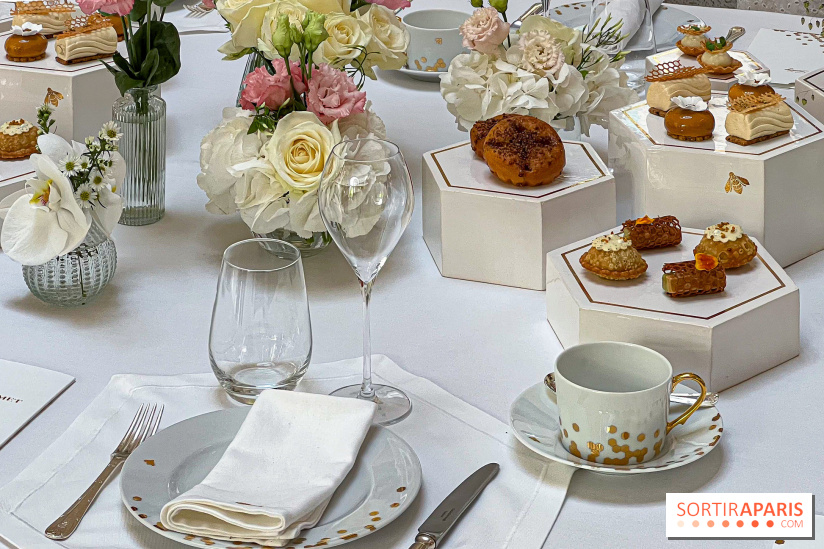 Tea Time griffé Chaumet au Peninsula Paris : le miel sublimé sous toutes ses formes par Anne Coruble - image00005
