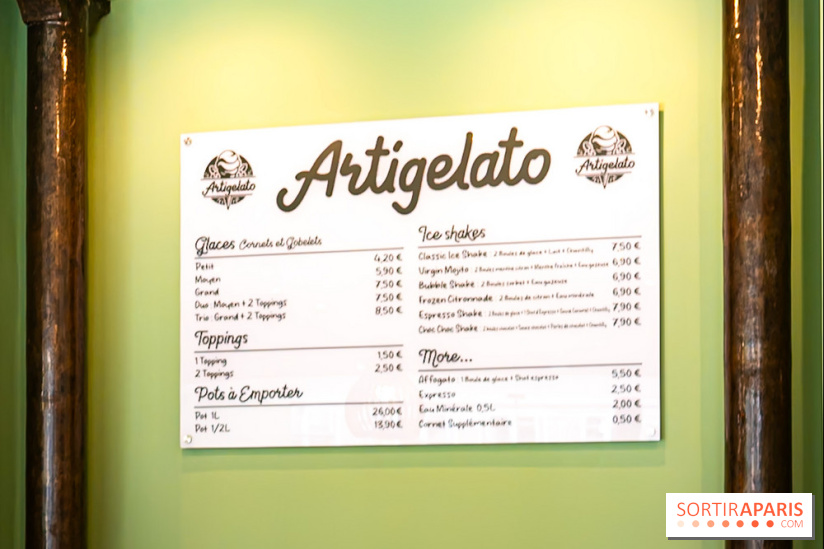 Artigelato, le nouveau glacier du 9e, près de l'Opéra