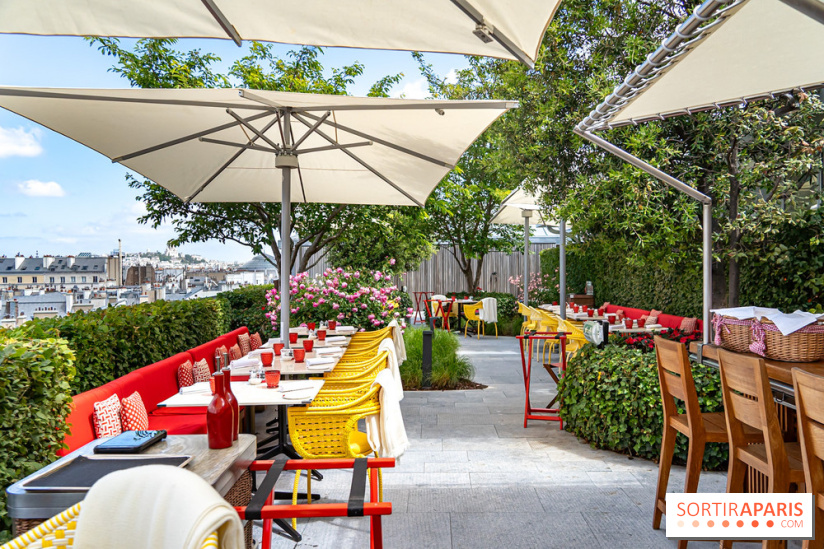 La terrasse estivale en rooftop du Cheval Blanc : Le Jardin