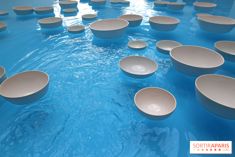 Clinamen, nos photos de l'une installation aquatique et musicale à la Bourse de Commerce - Clinamen Bourse de Commerce 12 fotor 2025060615455