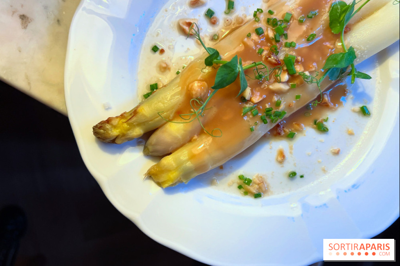 Le Bon Bock - Asperges blanches, vinaigrette
