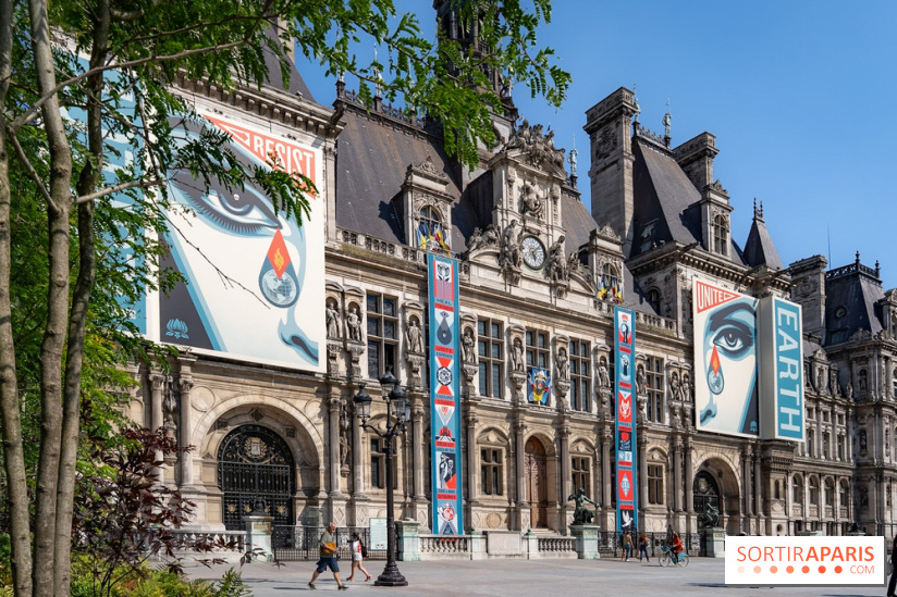 Hôtel de Ville - De Paris à Belem - Forêt Urbaine - Obey