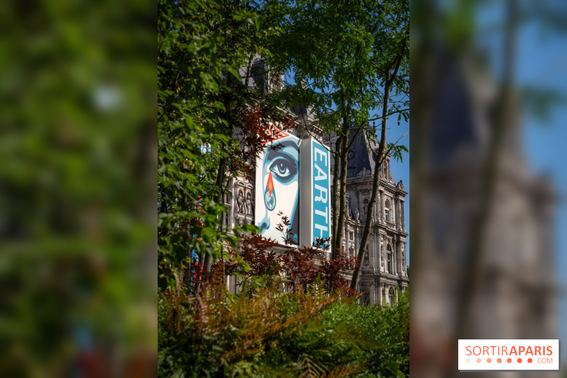 Hôtel de Ville - De Paris à Belem - Forêt Urbaine - Obey  - A7C03047