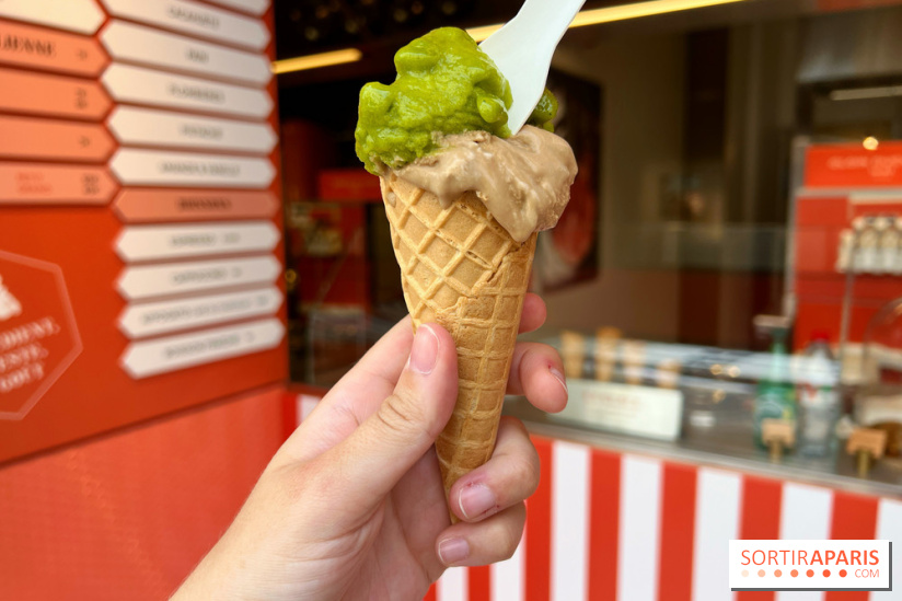 La Glace Alain Ducasse - Sorbet herbes fraiches, glace pain