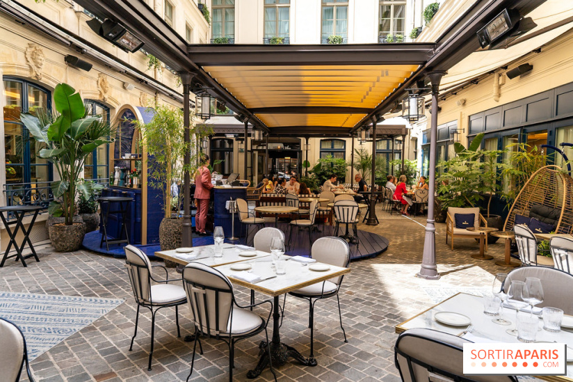 Maison Delano restaurant et terrasse cachée Paris 8e - terrasse