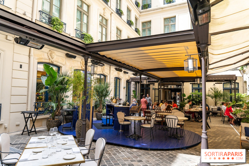 Maison Delano restaurant et terrasse cachée Paris 8e - terrasse
