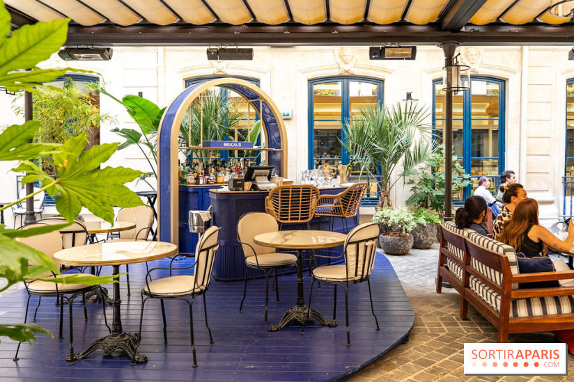 Maison Delano restaurant et terrasse cachée Paris 8e - terrasse