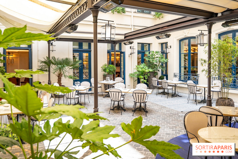 Maison Delano restaurant et terrasse cachée Paris 8e - terrasse