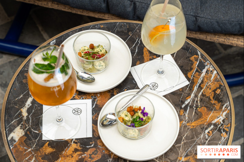 Maison Delano restaurant et terrasse cachée Paris 8e - amuse bouche