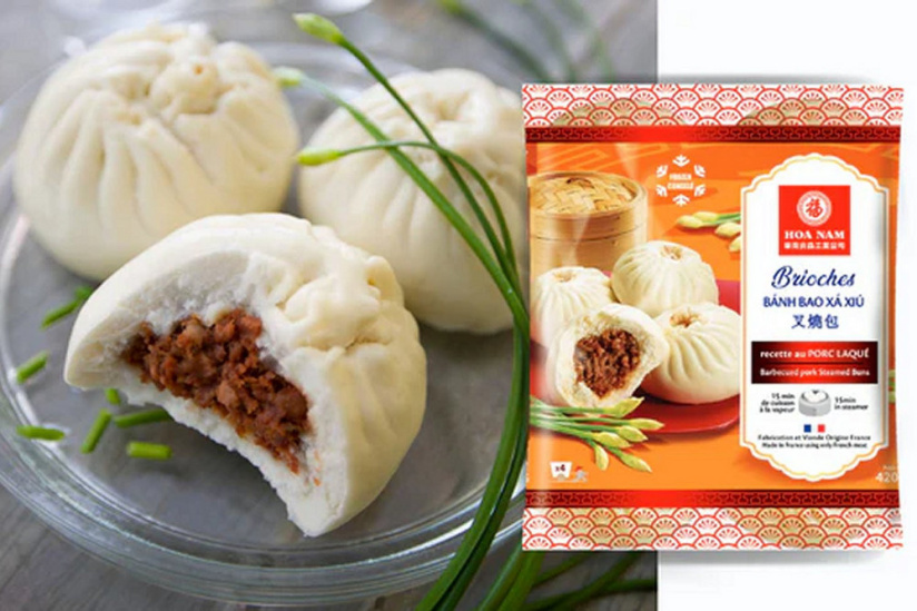 Les Banh Bao chez HOA NAM - brioche asiatique packaging