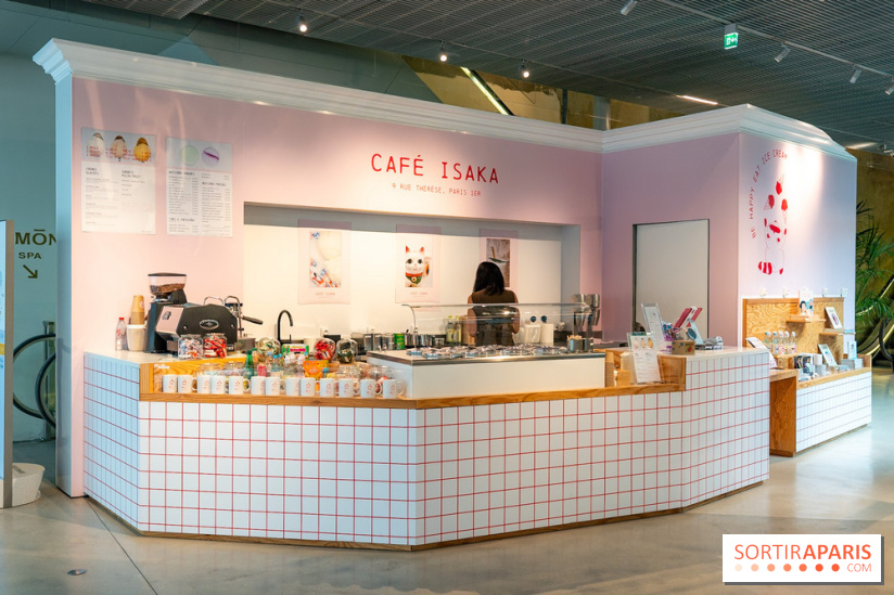 Le pop-up de glace Café Isaka à la Samaritaine avec salon de thé
