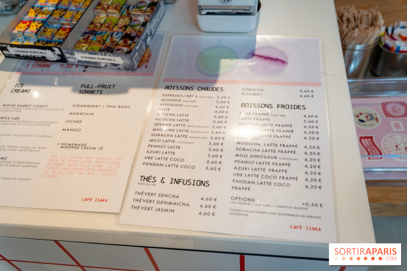 Le pop-up de glace Café Isaka à la Samaritaine avec salon de thé