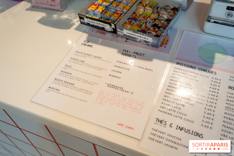 Le pop-up de glace Café Isaka à la Samaritaine avec salon de thé