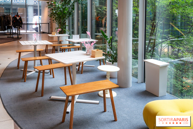 Le pop-up de glace Café Isaka à la Samaritaine avec salon de thé