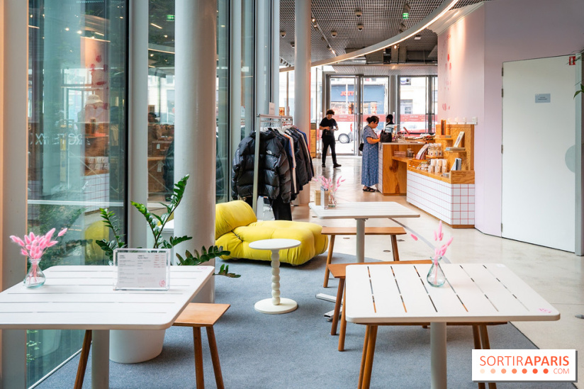 Le pop-up de glace Café Isaka à la Samaritaine avec salon de thé