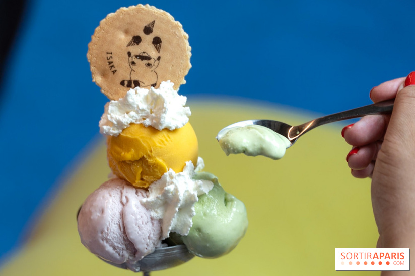 Le pop-up de glace Café Isaka à la Samaritaine avec salon de thé