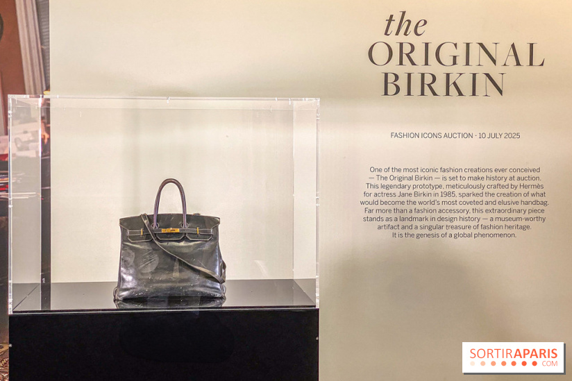 Fashion Icons : exposition gratuite du Birkin original chez Sotheby's Paris - IMG 6710