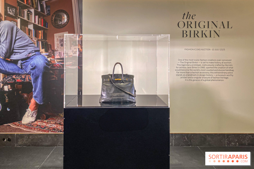 Fashion Icons : exposition gratuite du Birkin original chez Sotheby's Paris - IMG 6723