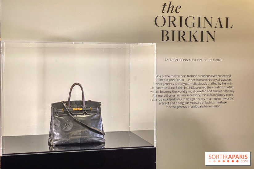 Fashion Icons : exposition gratuite du Birkin original chez Sotheby's Paris