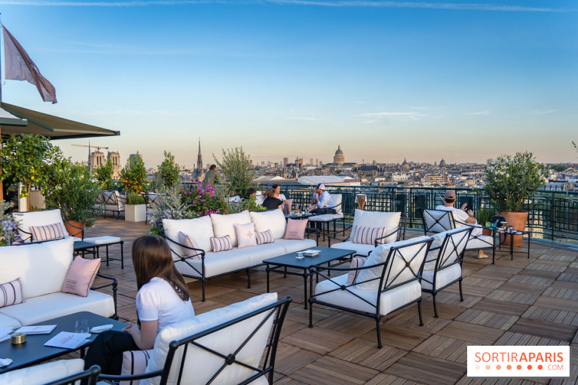 Céleste, le bar estival en rooftop du Cheval Blanc se dévoile
