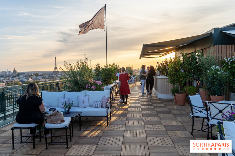 Céleste, le bar estival en rooftop du Cheval Blanc se dévoile