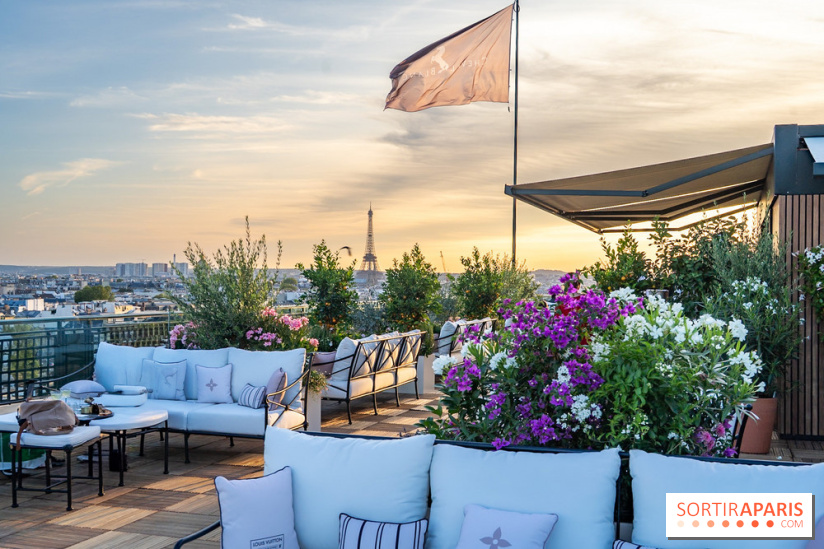 Céleste, le bar estival en rooftop du Cheval Blanc se dévoile