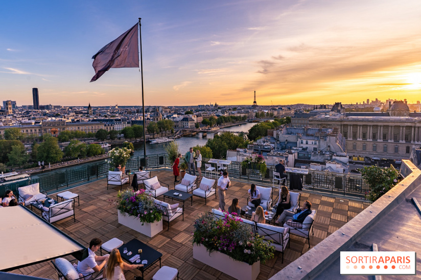 Céleste, le bar estival en rooftop du Cheval Blanc se dévoile