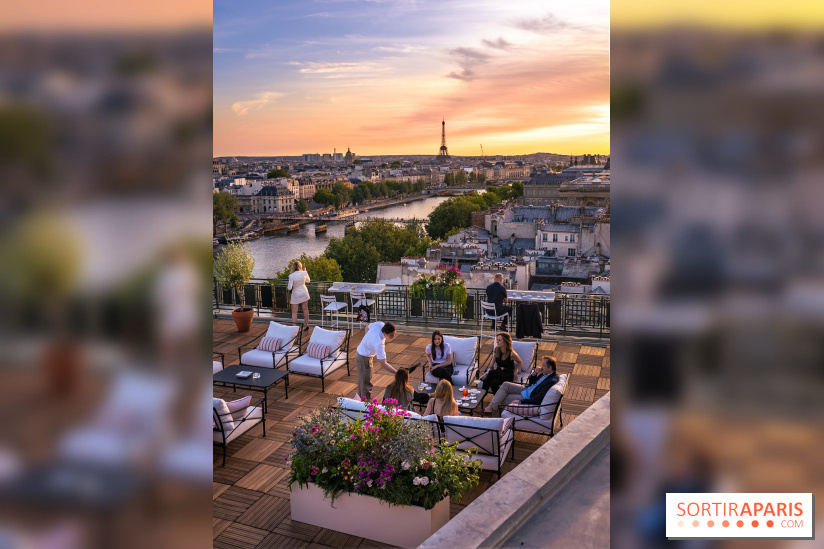 Céleste, le bar estival en rooftop du Cheval Blanc se dévoile