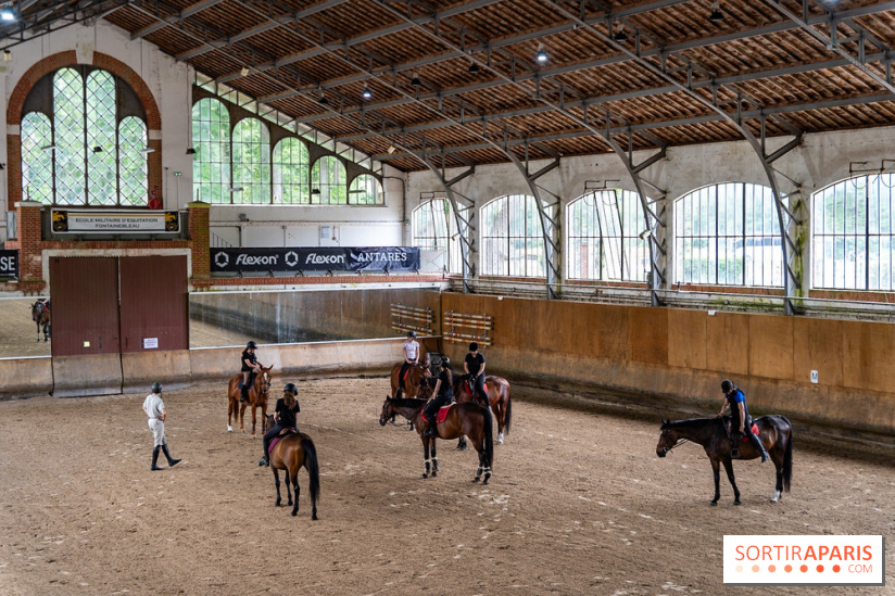 Visite guidée de l'École Mlitaire d'Équitation