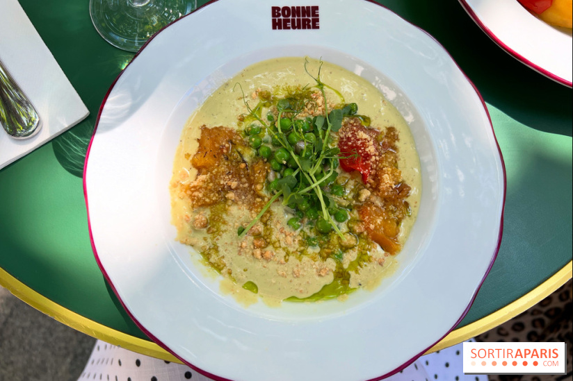 Bonne Heure - Crème d'asperges, petits pois